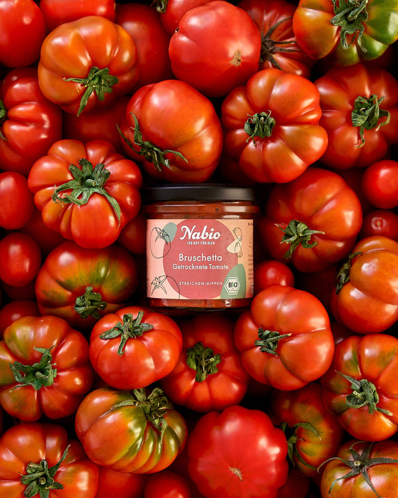 Produktpräsentation Bruschetta getrocknete Tomate