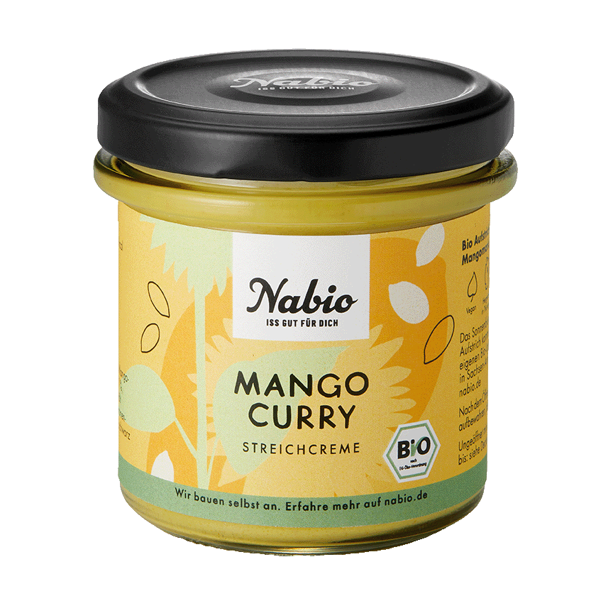 Nabio Streichcreme Mango Curry