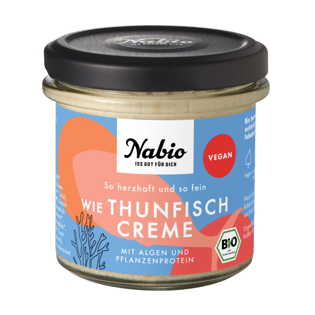 Nabio Brotzeit Aufstrich So herzhaft und so fein wie Thunfisch Creme, vegan