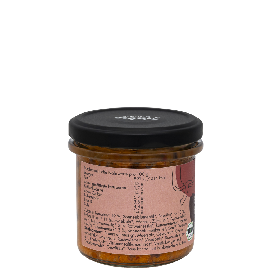 Belugalinse Balsamico Rückseite