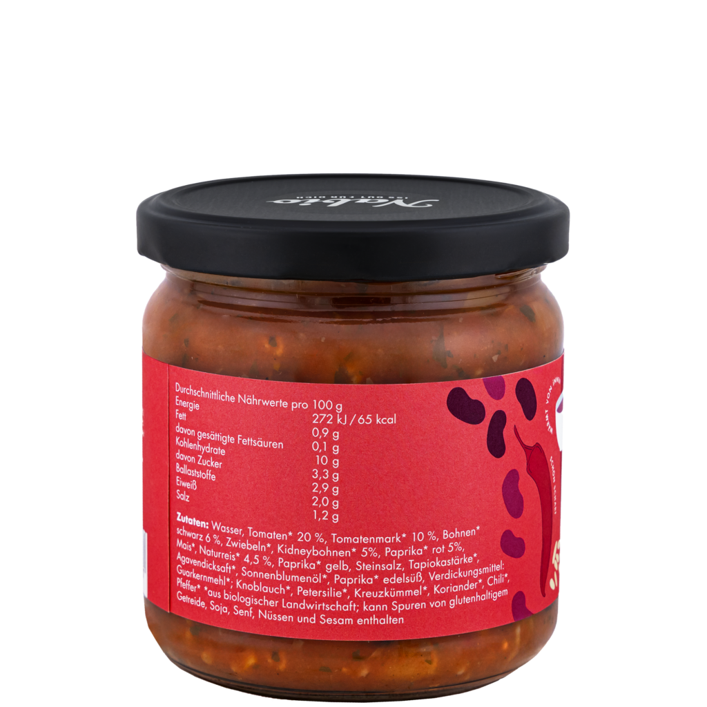 Chili sin Carne Rückseite