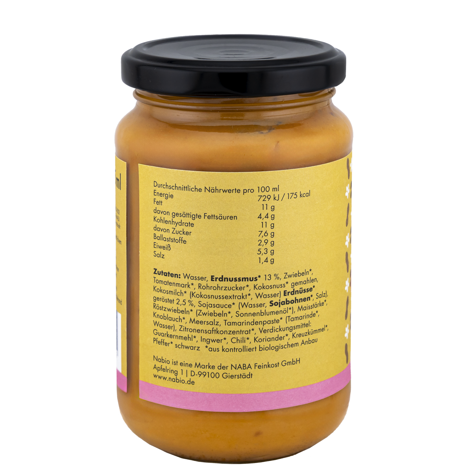 Asia Erdnuss Sauce - Nabio Asia Erdnuss Sauce - Nabio