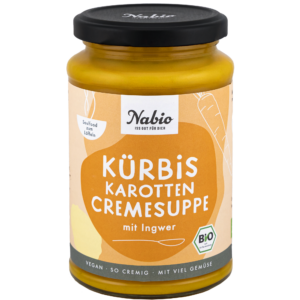 Kürbis Karotten Cremesuppe Vorderseite