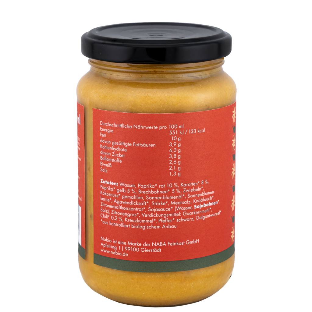 Thai Curry Rückseite
